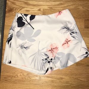 floral skort